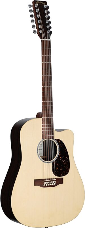 Martin DC-X2E Brazilian Acoustic-Electric Guitar, 12-String (with Soft Case), New, Body Left Front