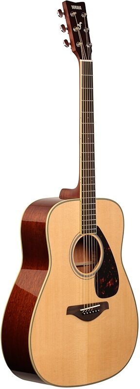 Yamaha FG820 Folk Acoustic Guitar, Natural, Body Left Front