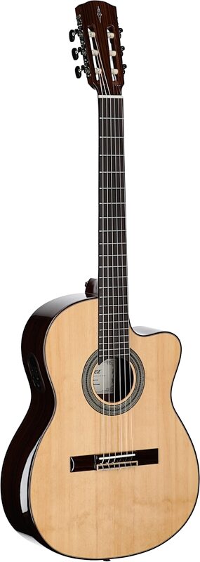 Alvarez AC70Hce Classical Acoustic-Electric Guitar, New, Body Left Front