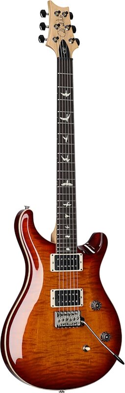 PRS Paul Reed Smith CE24 Electric Guitar (with Gig Bag), Dark Cherry Sunburst, Body Left Front