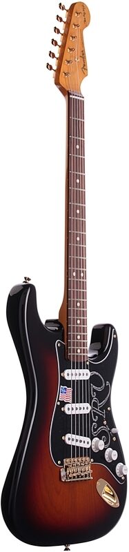 Fender Stevie Ray Vaughan Stratocaster (Pao Ferro with Case), 3-Color Sunburst, Body Left Front