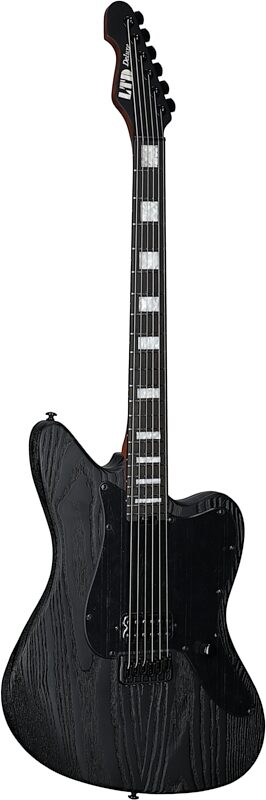 ESP LTD XJ-1HT Electric Guitar, Black Blast, Body Left Front