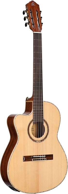 Ortega RCE138T4L Classical Acoustic-Electric Guitar, Left-Handed (with Gig Bag), New, Body Left Front