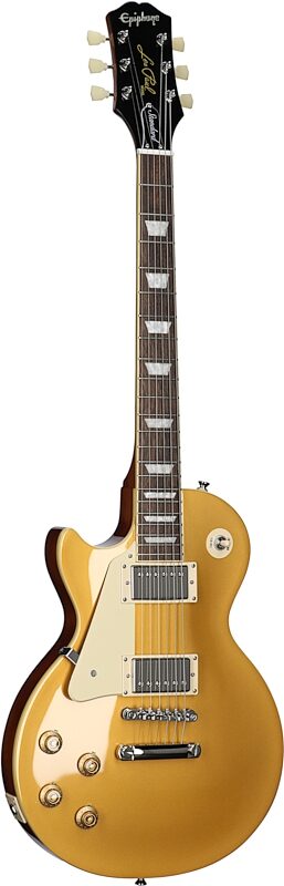 Epiphone Les Paul Standard 50s Electric Guitar, Left-Handed, Metallic Gold, Body Left Front