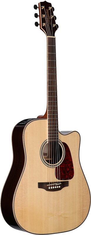 Takamine GD93CE Dreadnought Cutaway Acoustic-Electric Guitar, Gloss Natural, Body Left Front