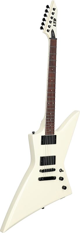 ESP LTD EX-200 Electric Guitar, Olympic White, Body Left Front