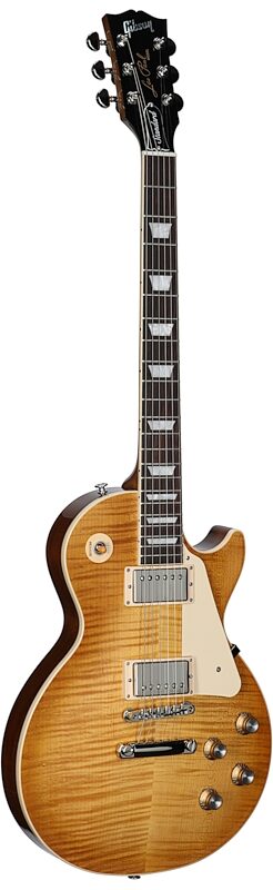 Gibson Exclusive Les Paul Standard '60s AAA Top Electric Guitar (with Case), Dirty Lemon, Blemished, Body Left Front