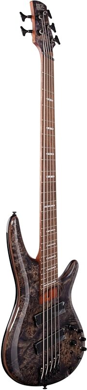 Ibanez SRMS805 Bass Workshop Multi-Scale Electric Bass, 5-String, Deep Twilight, Body Left Front