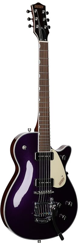 Gretsch G5210T-P90 Electromatic Jet Two 90 Single-Cut Electric Guitar, Amethyst, Body Left Front