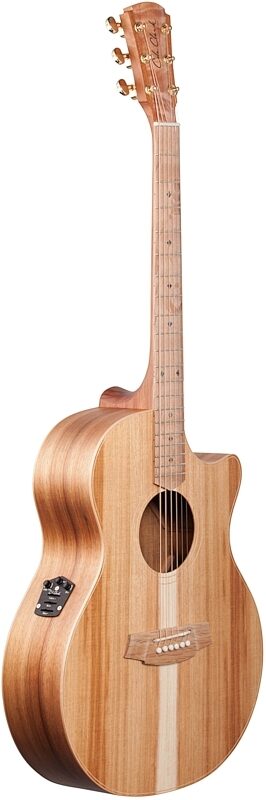 Cole Clark AN 2EC Australian Blackwood Acoustic-Electric Guitar (with Case), New, Body Left Front