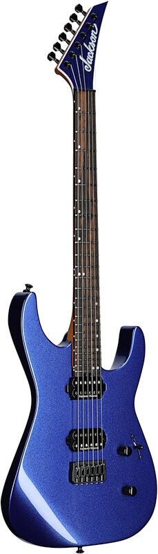 Jackson American Series Virtuoso HT Electric Guitar, (with Case), Mystic Blue, Body Left Front