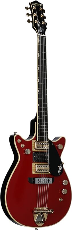 Gretsch G6131-MY-RB Limited Edition Malcolm Young Jet Electric Guitar (with Case), Firebird Red, Body Left Front