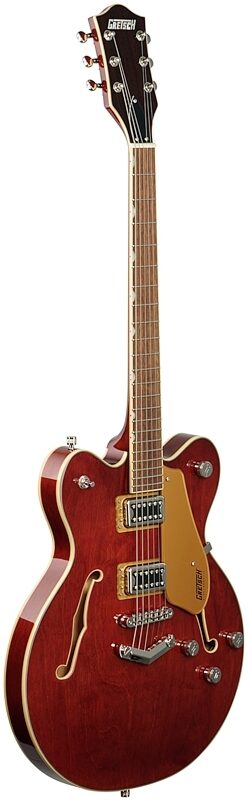 Gretsch G5622 Electromatic Center Block Double-Cut Electric Guitar, Aged Walnut, Body Left Front