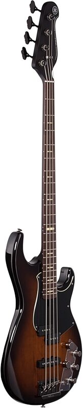 Yamaha BB734A Electric Bass Guitar (with Gig Bag), Dark Coffee Burst, Body Left Front