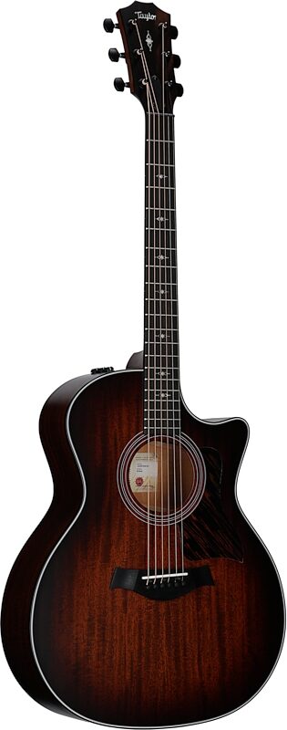 Taylor 324ce-v2 Grand Auditorium Acoustic-Electric Guitar, (with case), New, Body Left Front