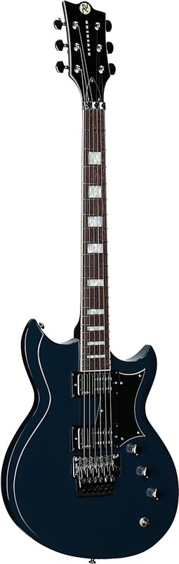 Reverend Bob Balch Signature FR Electric Guitar, High Tide Blue, Body Left Front