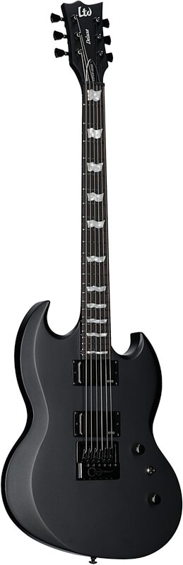 ESP LTD Viper 1000 Evertune Electric Guitar, Charcoal Metallic Satin, Body Left Front