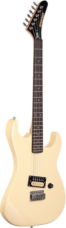 Kramer Baretta Special Electric Guitar, Vintage White, Body Left Front