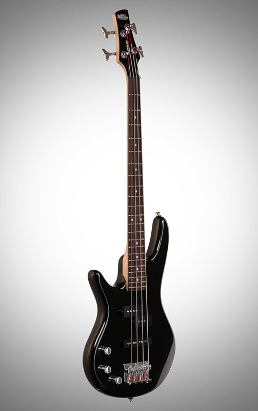 Ibanez GSRM20 Left-Handed Mikro Electric Bass, Black, Body Left Front