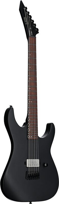 ESP LTD M-201HT Electric Guitar, Black Satin, Body Left Front