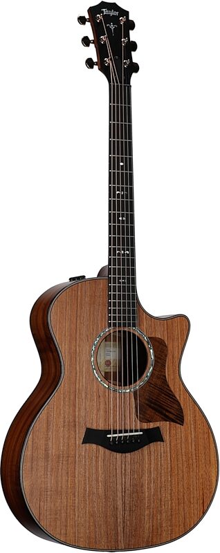 Taylor 724ce Koa Acoustic-Electric Guitar (with Case), New, Body Left Front