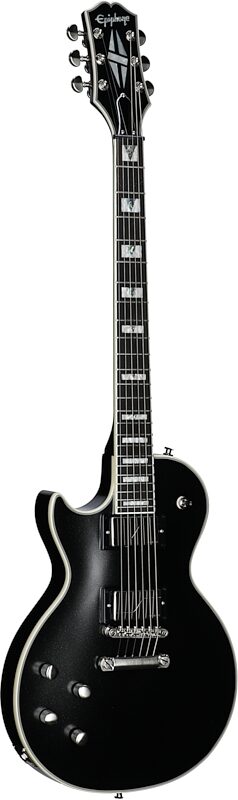 Epiphone Les Paul Prophecy Electric Guitar, Left Handed (with Gig Bag), Aged Jet Black Metallic, Body Left Front