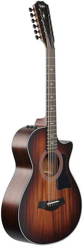 Taylor 362ceV 12-Fret Grand Concert Acoustic-Electric Guitar, 12-String, New, Body Left Front