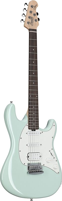 Sterling by Music Man Cutlass CT30HSS Electric Guitar, Mint Green, Scratch and Dent, Body Left Front