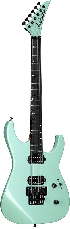 Jackson American Series Virtuoso Electric Guitar (with Case), Specific Ocean, Body Left Front