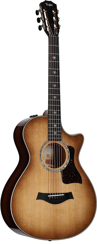 Taylor 512ce 12-Fret Urban Ironbark Grand Concert Acoustic-Electric Guitar (with Case), Shaded Edge Burst, Serial #1204143024, Blemished, Body Left Front