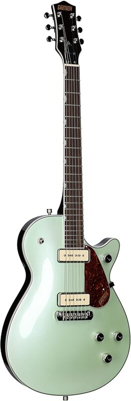 Gretsch G5210-P90 Electromatic Jet Electric Guitar, Broadway Jade, Body Left Front