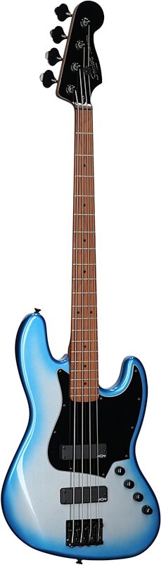 Squier Contemporary Active HH Jazz Bass Guitar, with Maple Fingerboard, Sky Burst, Body Left Front