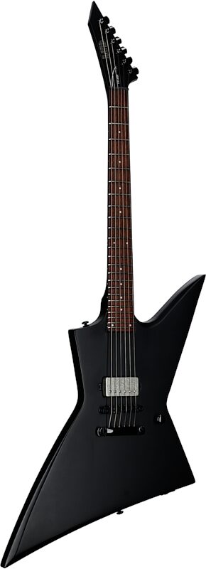 ESP LTD EX-201 Electric Guitar, Black Satin, Body Left Front