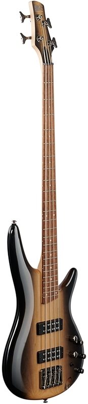 Ibanez SR370E Electric Bass, Surreal Black Dual Fade Gloss, Body Left Front