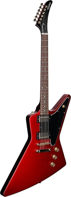 Epiphone Exclusive Explorer Electric Guitar, Ruby Red , Body Left Front