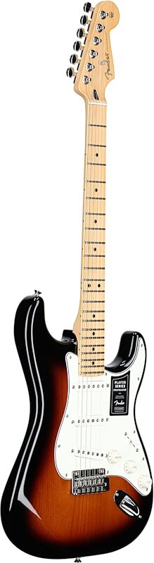Fender Player Stratocaster Electric Guitar (Maple Fingerboard), 70th Anniversary 2-Color Sunburst, Body Left Front