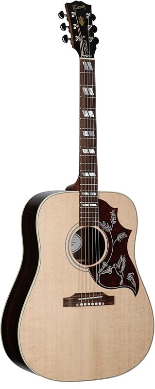 Gibson Hummingbird Studio Rosewood Acoustic-Electric Guitar (with Case), Satin Natural, Body Left Front