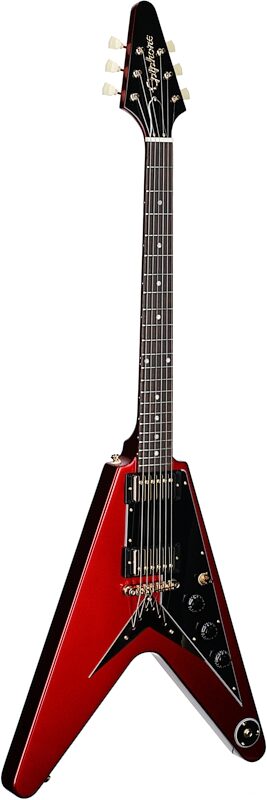 Epiphone Exclusive Flying V Electric Guitar, Ruby Red, Body Left Front