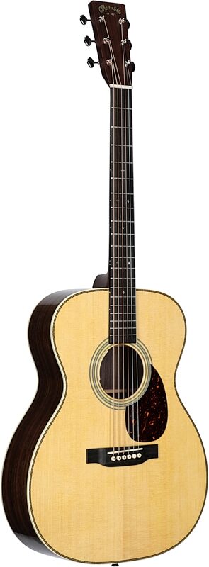 Martin OM-28E Acoustic-Electric Guitar with LR Baggs Anthem (and Case), New, Body Left Front