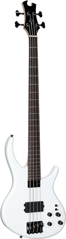 Tobias Growler IV Premium Electric Bass (with Gig Bag), White Pearl, Body Left Front