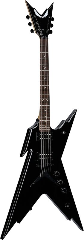 Dean Razorback X Electric Guitar, Classic Black, Scratch and Dent, Body Left Front