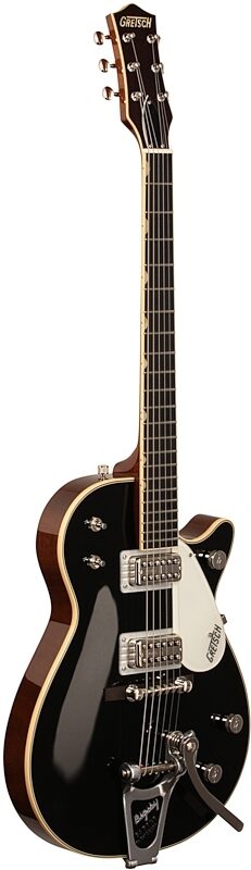 Gretsch G6128T59 Vintage 59 Duo Jet Electric Guitar with Bigsby (with Case), Black, Body Left Front