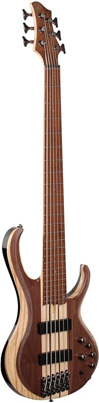 Ibanez BTB746 Electric Bass, 6-String, Natural Low Gloss, Body Left Front