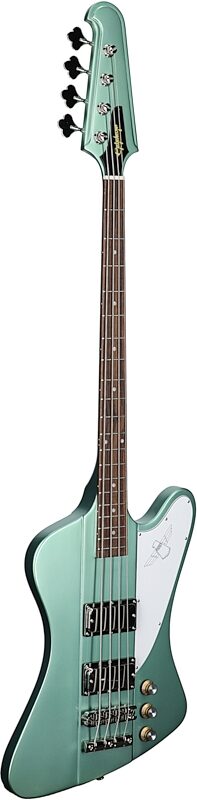 Epiphone Thunderbird '64 Electric Bass (with Gig Bag), Inverness Green, with Gig Bag, Body Left Front