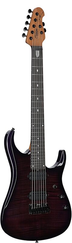 Sterling by Music Man JP157 DiMarzio Electric Guitar, Purple Nebula, Body Left Front