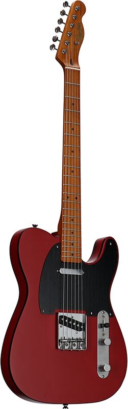 Squier 40th Anniversary Telecaster Vintage Edition Electric Guitar, Maple Fingerboard, Dakota Red, Body Left Front