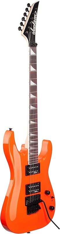Jackson JS Series Dinky Arch Top JS32 DKA Electric Guitar, Amaranth Fingerboard, Neon Orange, Body Left Front