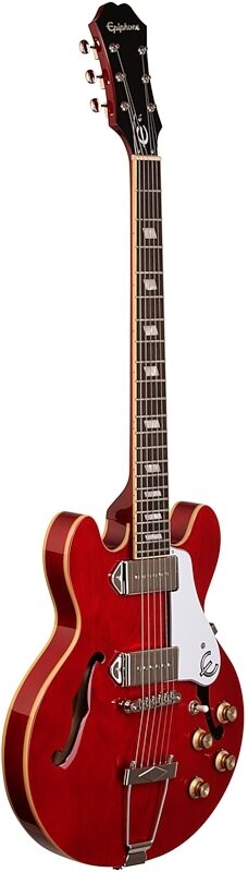Epiphone Casino Coupe Electric Guitar, Cherry, Body Left Front