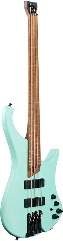 Ibanez EHB1000S Electric Bass (with Gig Bag), Seafoam Green Matte, Body Left Front