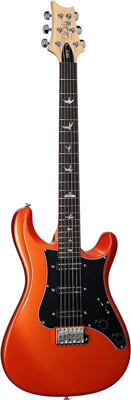 PRS Paul Reed Smith SE NF3 Electric Guitar, Rosewood Fingerboard (with Gig Bag), Metallic Orange, Body Left Front